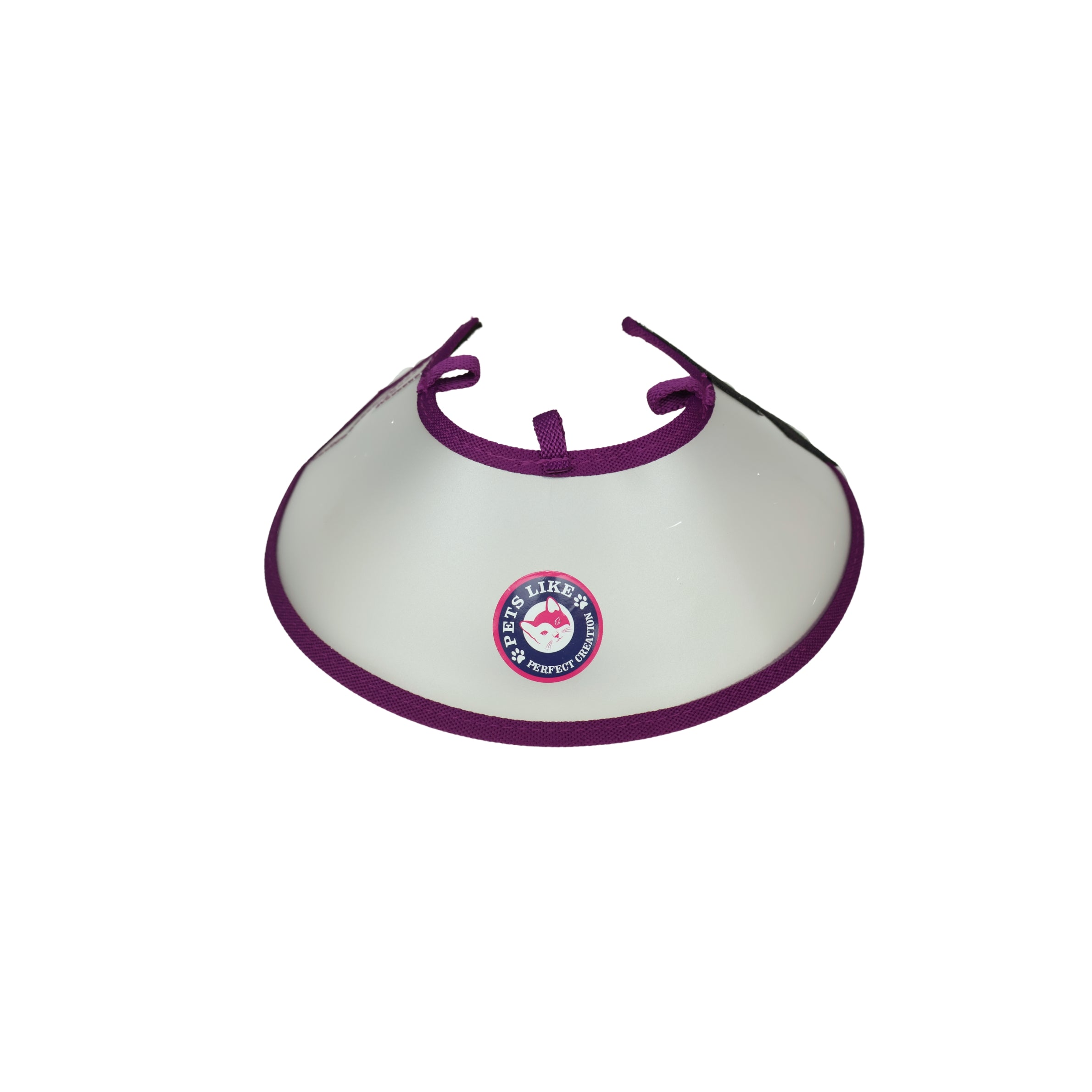 cat e collar transparent