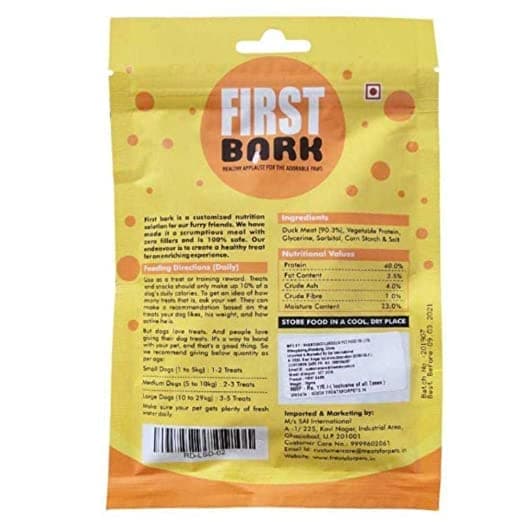 First Bark Soft Roasted Duck Dog Treats
