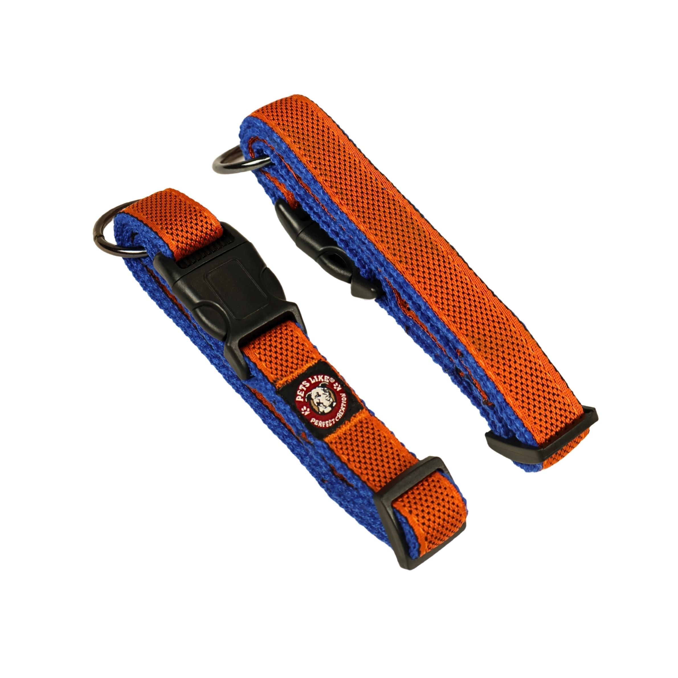Spun Poly Clip Collar for Dogs with Secure Buckle in Multiple Colours