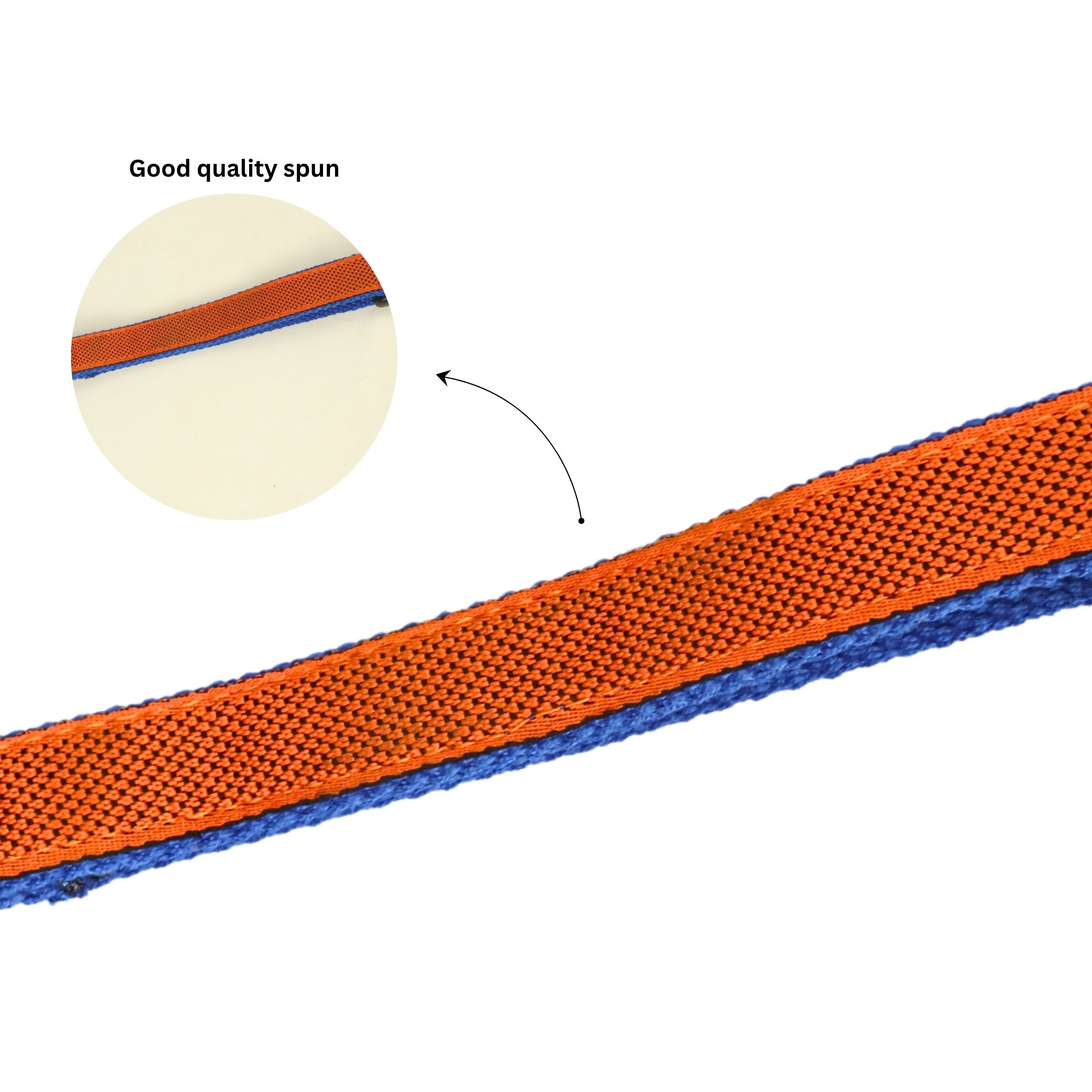 Spun Poly Clip Collar for Dogs with Secure Buckle in Multiple Colours