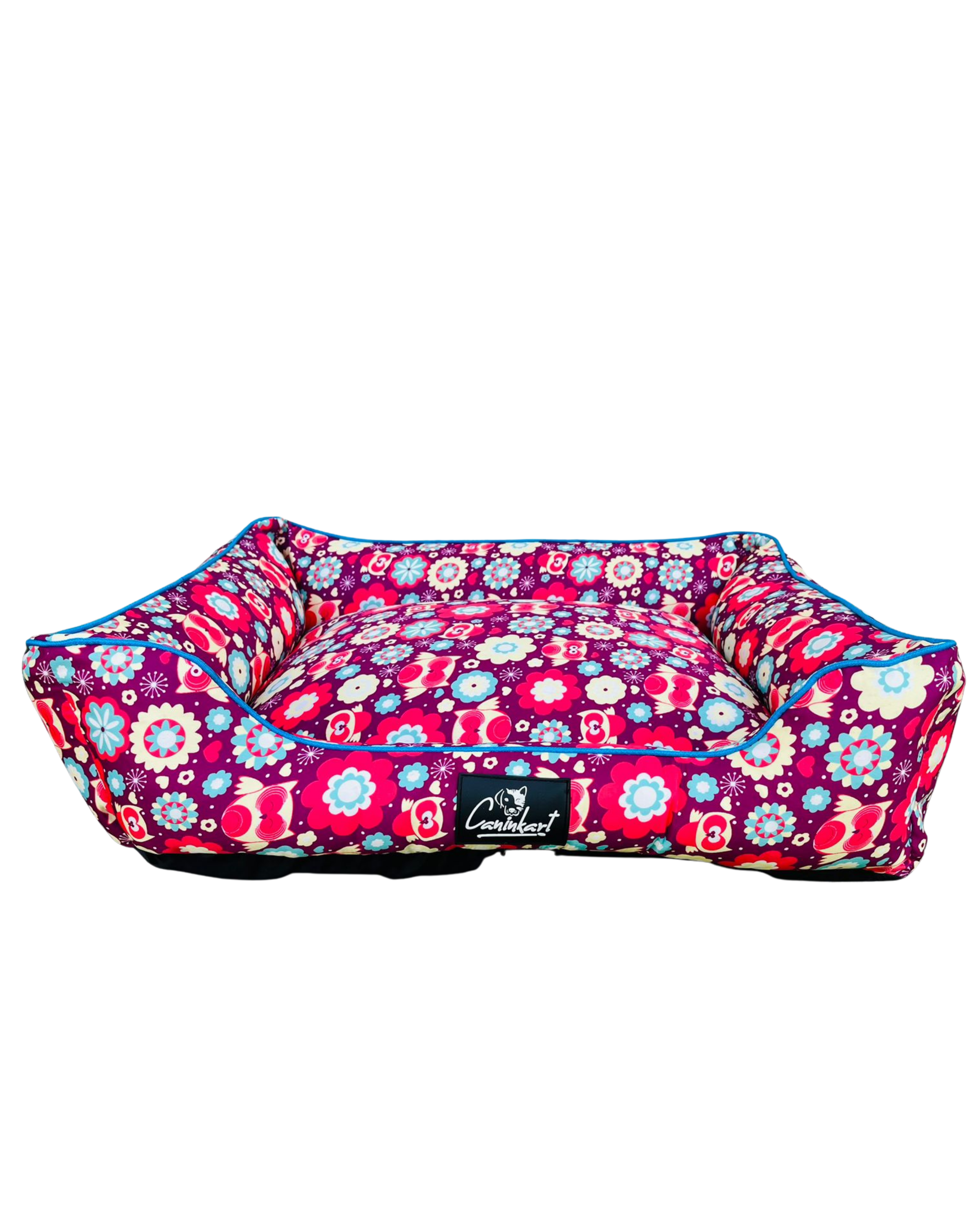 Printed Dog Lounger Bed Online, Soft & Comfortable Dog Bed