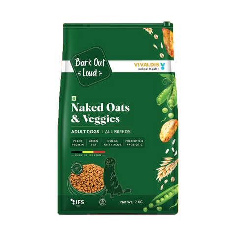 Bark Out Loud - Naked Oats & Veggies - All Breeds - Adult Dogs