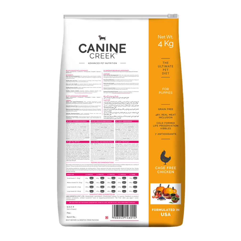Canine - Creek - Ultra Premium - Puppy - Dry Dog Food