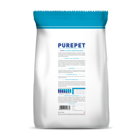 Purepet - Chicken & Vegetable - Puppy - Dry Food