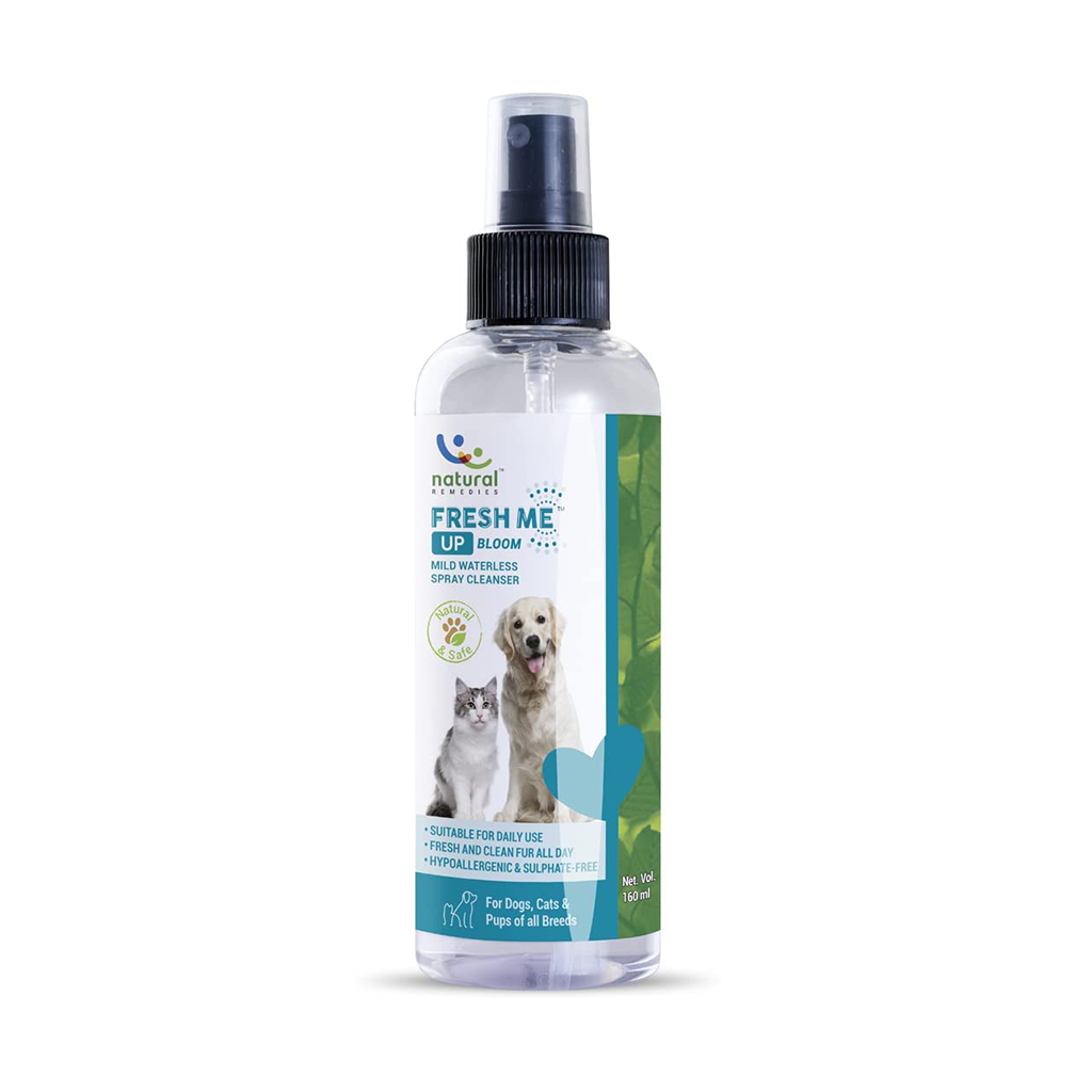 Natural Remedies - FRESH ME UP BLOOM - Waterless spray cleanser - for dogs and cats