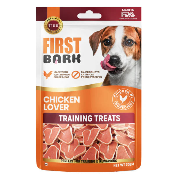 First Bark Chicken Lover Jerky Dog Treat

