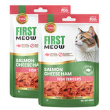 First Meow Salmon Cheese Ham Jerky Cat Treat