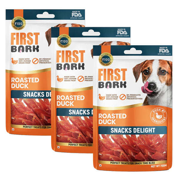 First Bark Soft Roasted Duck Dog Treats
