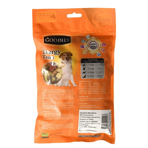 Goodies Energy Treats Mixed Flavour Bone Shaped Dog Treats