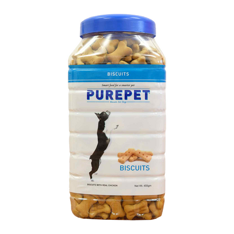 Purepet - Milk Flavour & Real Chicken Biscuit - Dog Treats