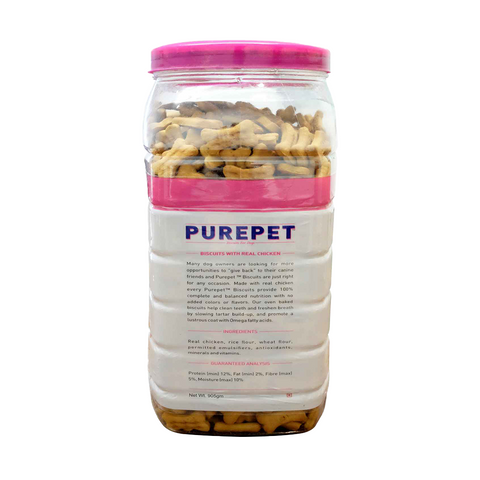 Purepet - Mutton Flavour - Real Chicken Biscuit - Dog Treats