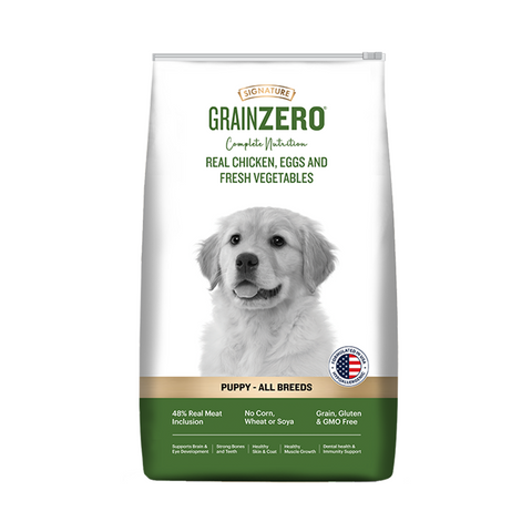 Signature - Grain Zero - chicken, Eggs & Vegtables - Puppy - All Breeds