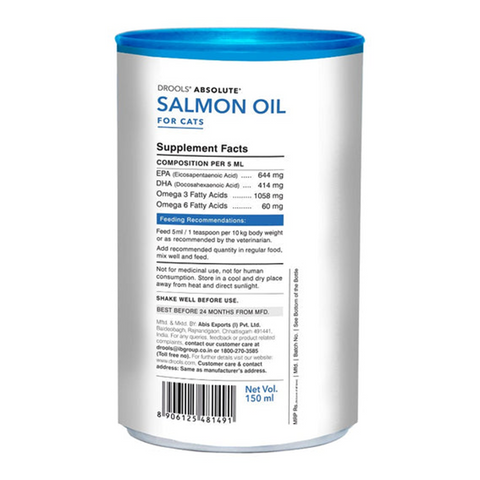 Drools - Absolute - Salmon Oil Syrup - Cats Supplements