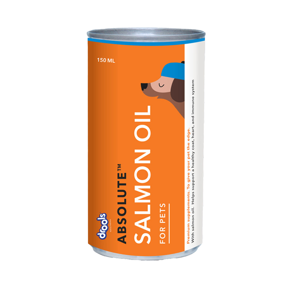 Drools - Absolute - Salmon Oil Syrup - Dog Supplement