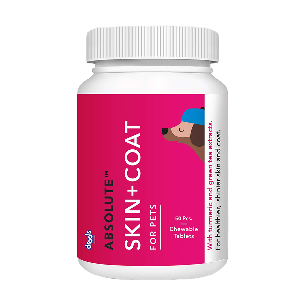 Drools - Absolute - Skin + Coat Tablets - Dog Supplements