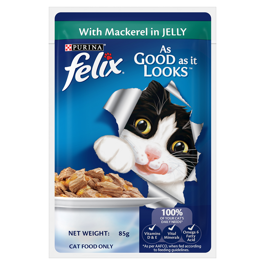 Purina - Felix - Mackerel with Jelly - Adult Cat Wet Food