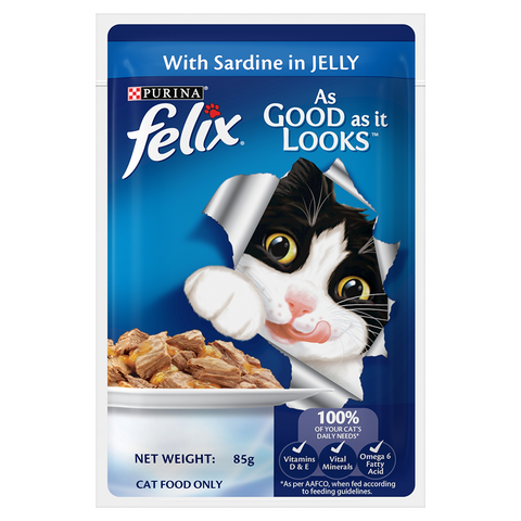 Purina - Felix - Sardine with Jelly - Adult Cat Wet Food