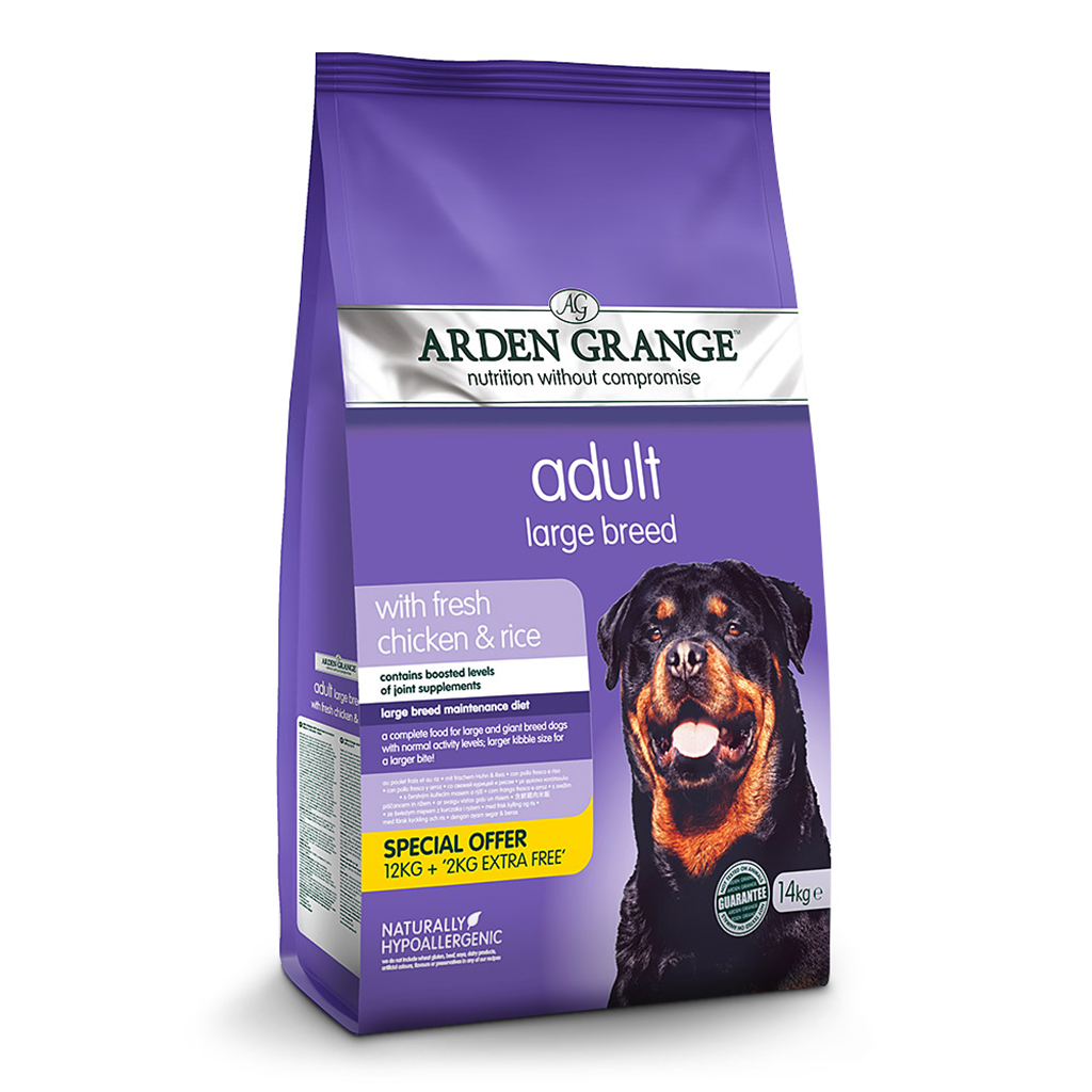 Arden Grange - with fresh chicken & rice - Adult Adult Large Breed