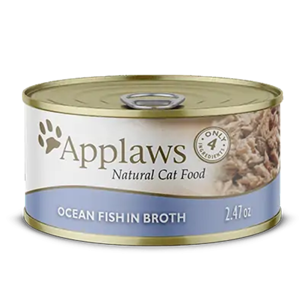 APPLAWS NATURALS - OCEAN FISH IN BROTH - CAT WET FOOD