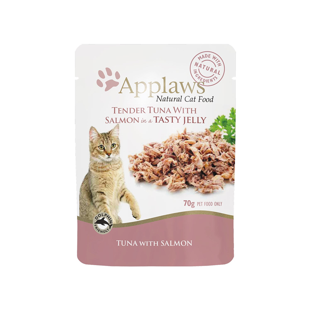 APPLAWS NATURALS - TENDER TUNA WITH SALMON IN A TASTY JELLY - CAT WET FOOD