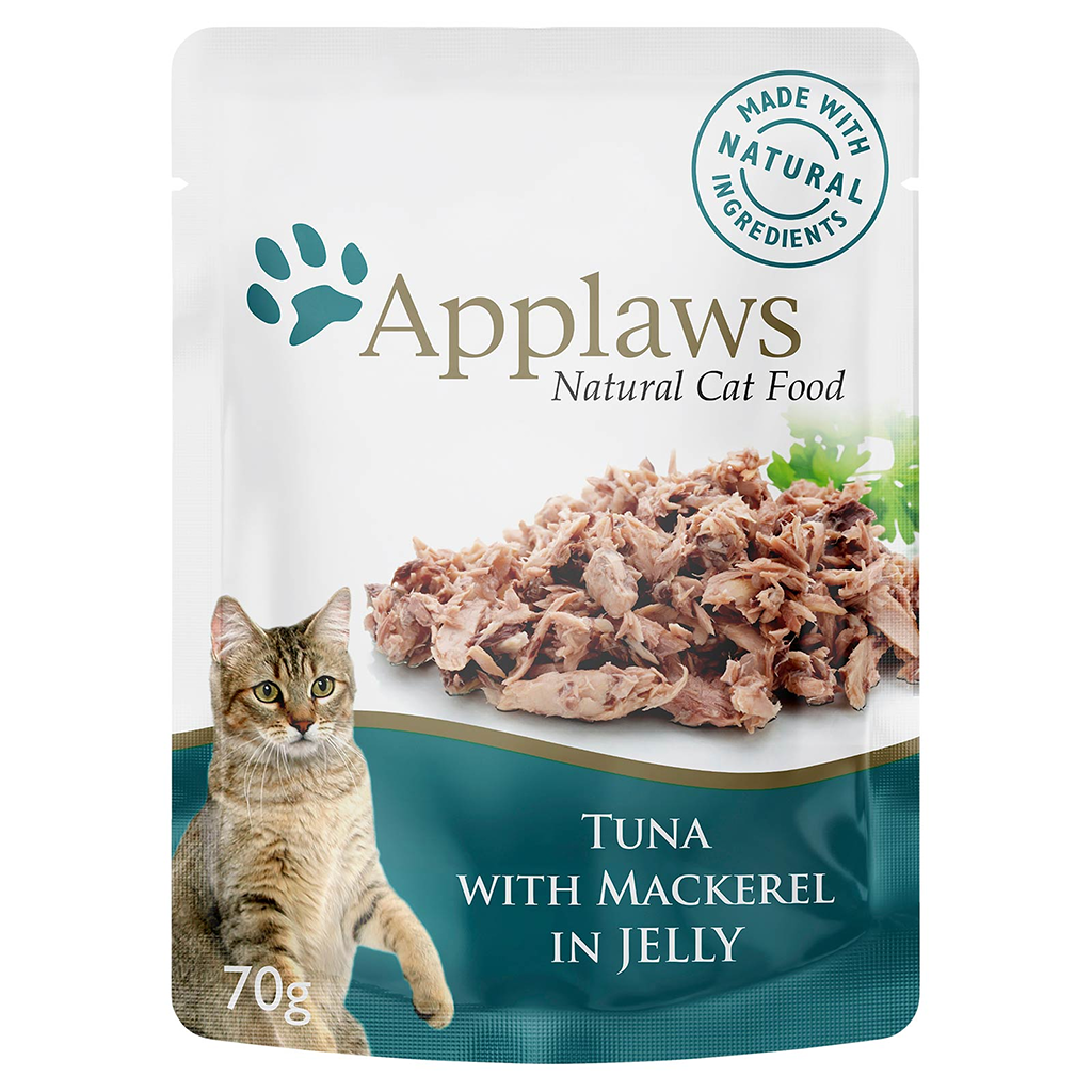 APPLAWS NATURALS - TUNA WITH MACKEREL IN A TASTY JELLY - CAT WET FOOD