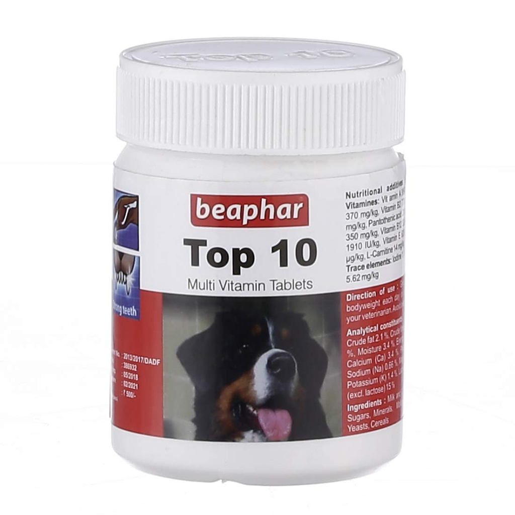 Beaphar - Top 10 - Multi Vitamin - Dog Supplement