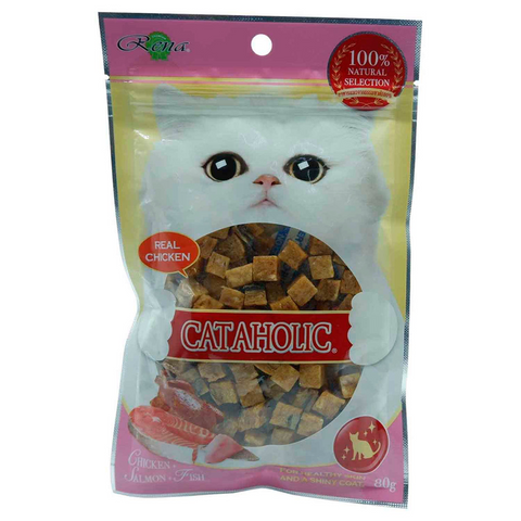 Kitty Treats - Neko Chicken & Salmon Fish Cubes - Cat Treats