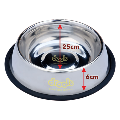 Drools - Stainless Steel - Dog & cat Feeding Bowl
