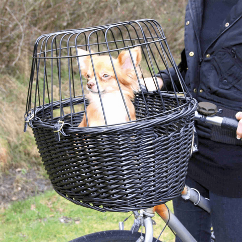 Trixie - Front Bicycle Basket - Willow Material - For Pet Carrier