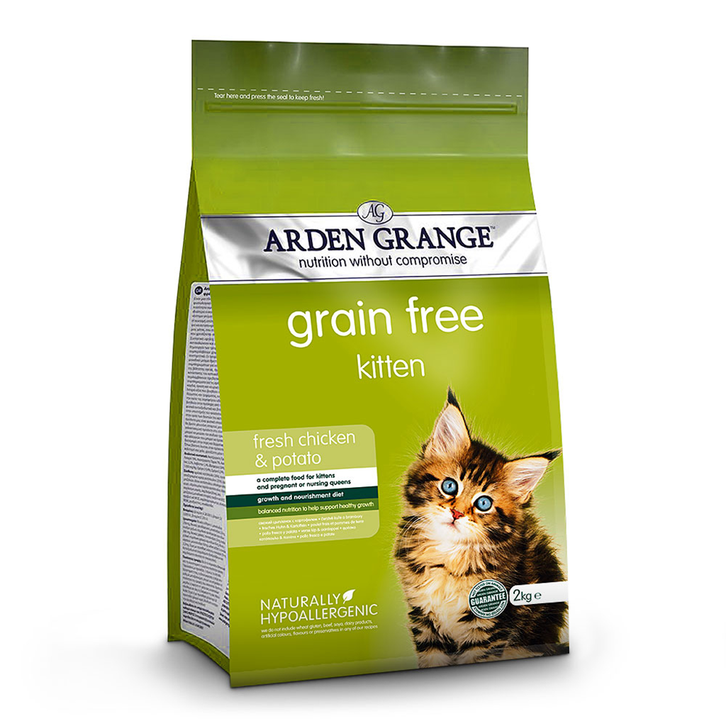 Arden Grange - grain free - with fresh chicken & potato - Kitten