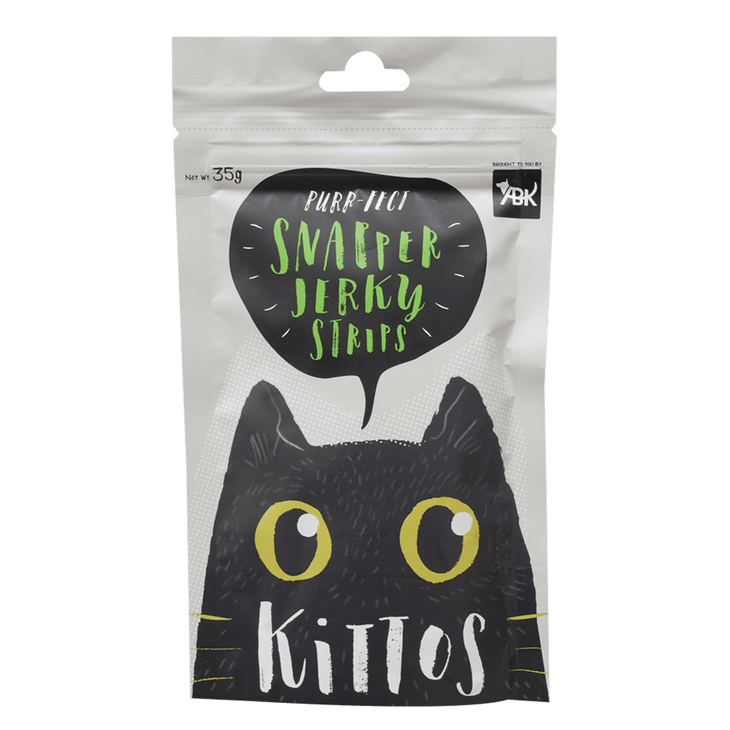 Kittos - Snapper Jerky Strips - Cat Treat