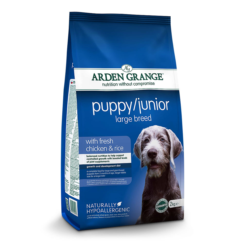 Arden Grange - with fresh chicken & rice - Puppy / Junior Large Breed