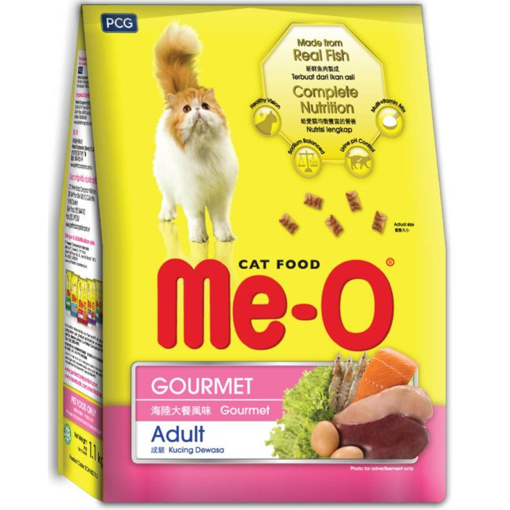 Me-O - Gourmet Flavor - +1 Year - Adult Dry Cat Food