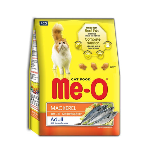 Me-O - Mackerel Flavor - +1 Year - Adult Cat Dry Food