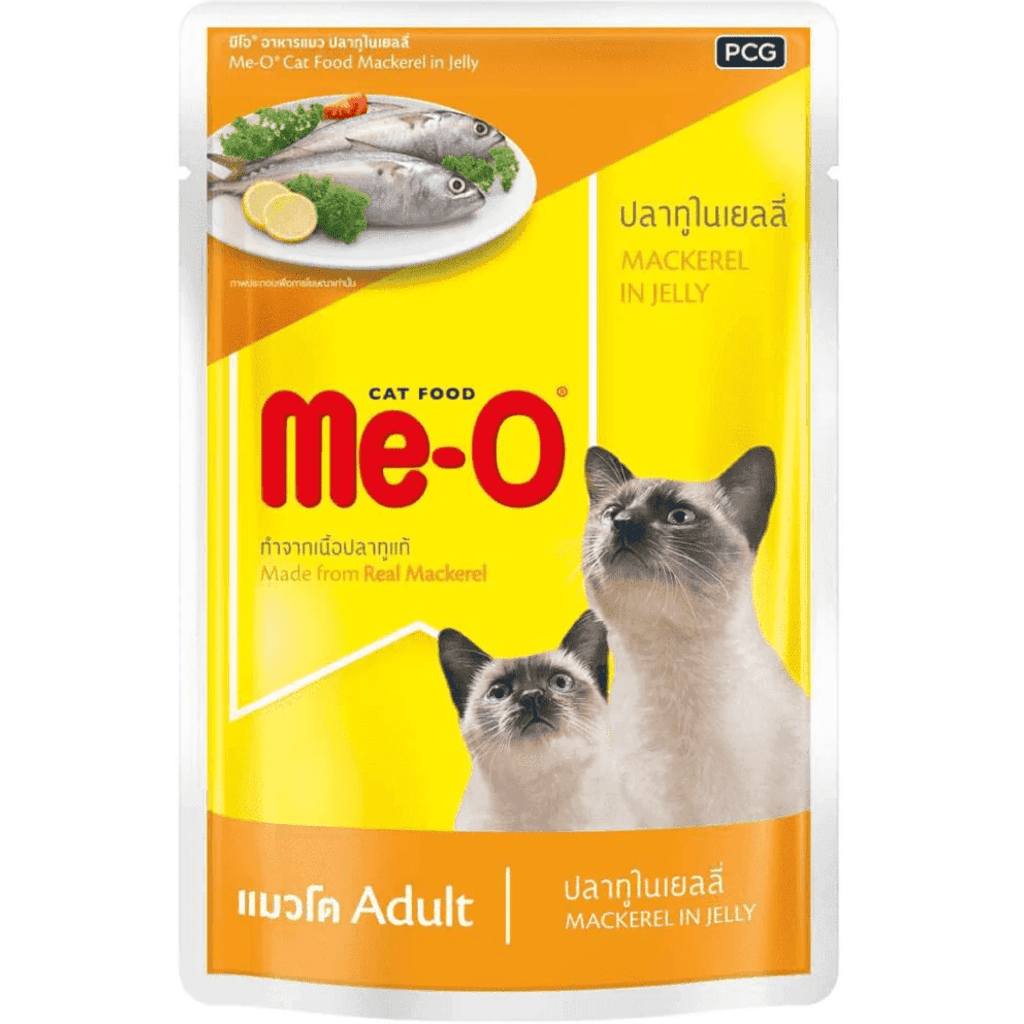 Me-O - Mackerel in Jelly - 1+ Years - Adult Wet Cat Food