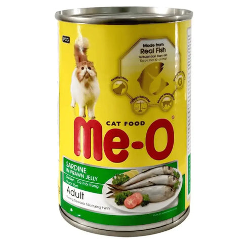 Me-O - Sardine In Prawn Jelly - 1+ Years - Adult Wet Can Cat Food