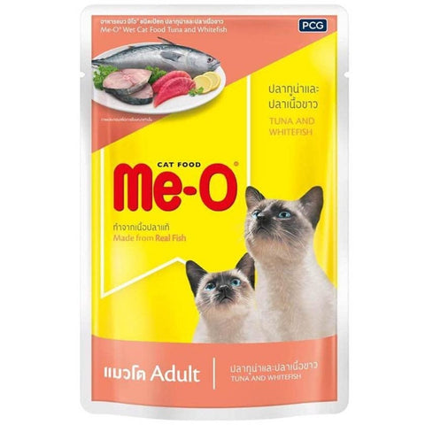 Me-O - Tuna and White Fish - 1+ Years - Wet Cat Food