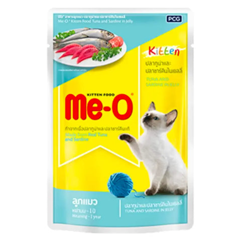 Me-O - Tuna & Sardine in Jelly - Kitten Wet Cat Food