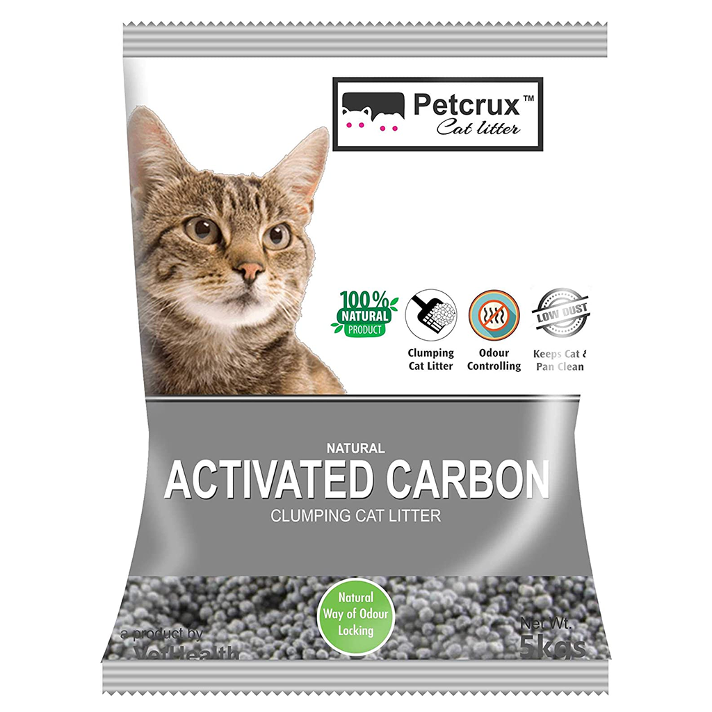 PetCrux - Exclusive Scoopable Natural Activated Carbon - Cat Litter