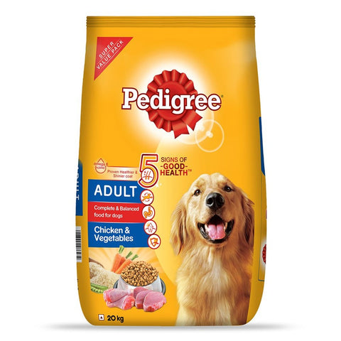 Pedigree Adult Chicken & Vegetables Dry Dog Food