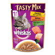 Whiskas Adult Tasty Mix Chicken With Salmon Wakame Seaweed in Gravy Flavour 1+ Years Wet Cat Food