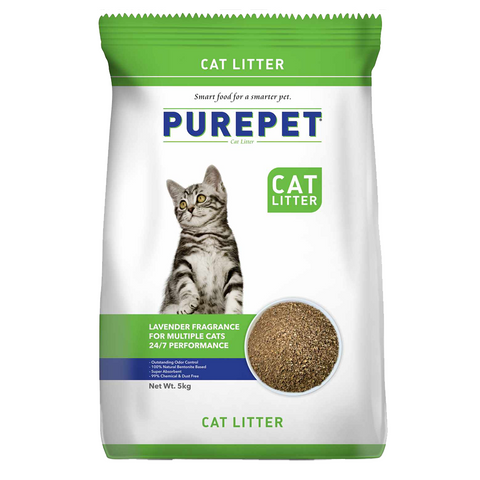Purepet - Lavender Fragrance - Clumping Cat Litter